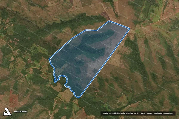 Imagem de satélite de LOTE N° 16, DO LOTEAMENTO SERRA DO LAJEADO, 3 ª ETAPA, FLS. 01 - 001 em Lajeado - TO