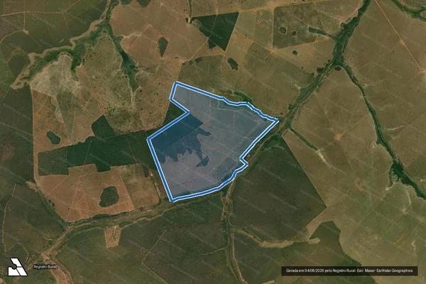Imagem de satélite de Fazenda Santa Maria - Parte 2 em Três Lagoas - MS