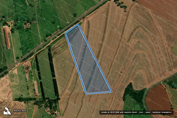Imagem de satélite de Lote de terras sob nº 3-A/1, Subdivisão do Lote nº 3-A, da Gleba Atlântida, Bairro Jacaré, 2ª Parte - Lote de terras sob nº 3-A/1, Subdivisão do Lote nº 3-A, da Gleba Atlântida, Bairro Jacaré, 2ª Parte em Iporã - PR
