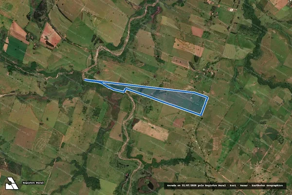 Imagem de satélite de SÍTIO SANTA LUZIA - Parte 1 em Presidente Bernardes - SP