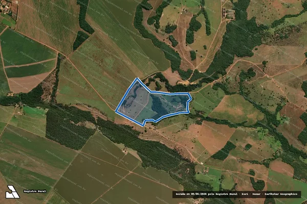 Imagem de satélite de FAZENDA PARAIZO DO RIO PRETO E ROCHEDO TALHADO - Gleba 3 em Rio Verde - GO