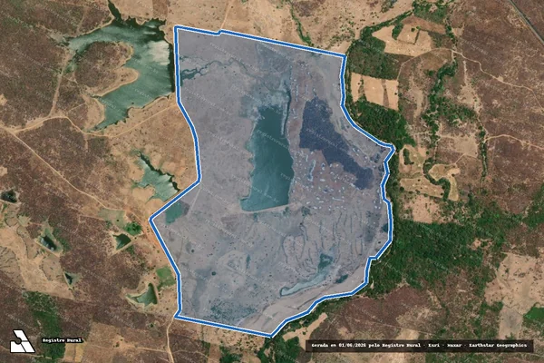 Imagem de satélite de Fazenda Bela Vista - Parte 2 em Crateús - CE