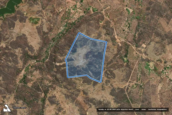 Imagem de satélite de Casa Nova - Parte 1 em Oeiras - PI