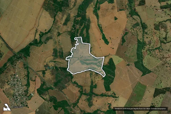Imagem de satélite de FAZENDA ROCINHA - FAZENDA ROCINHA em Uberaba - MG