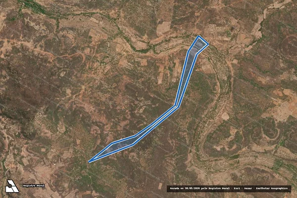 Imagem de satélite de MUTAMBA/FAZENDA TORTA - PARCELA 02 em Aroeiras do Itaim - PI
