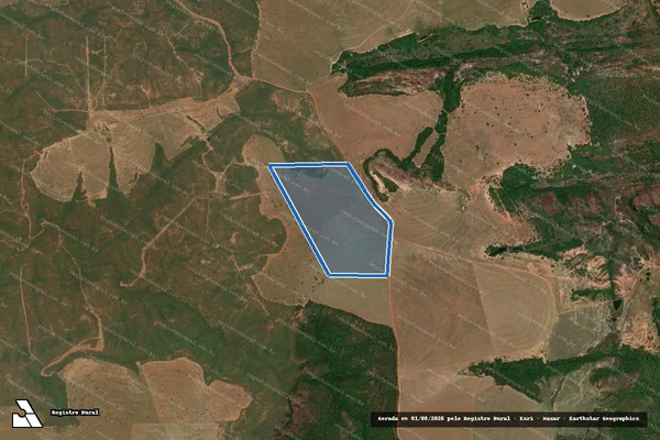 Imagem de satélite de Fazenda Varjão - GLEBA A em Guiratinga - MT