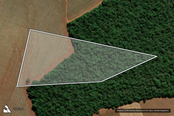 Imagem de satélite de FAZENDA TAQUARAL DO MEIO - GLEBA 07 em Orizona - GO