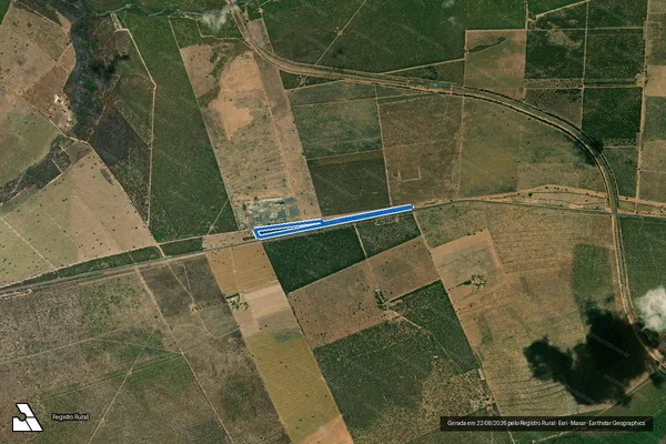 Imagem de satélite de FAZENDA SANTO ANTONIO ? PARTE II - PARTE II em São Desidério - BA