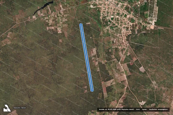Imagem de satélite de FAZENDA SANTA FÉ ? PARCELA 15D - Parte 1 em Barroquinha - CE