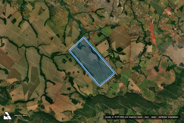 Imagem de satélite de FAZENDA SANTA DINA PEZZINI II / MATRICULA 6112 em Tangará da Serra - MT