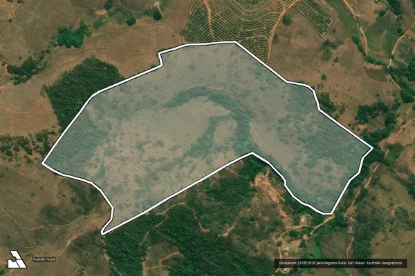 Imagem de satélite de Sítio Santa Rosa - Parcela 1 em São Geraldo - MG