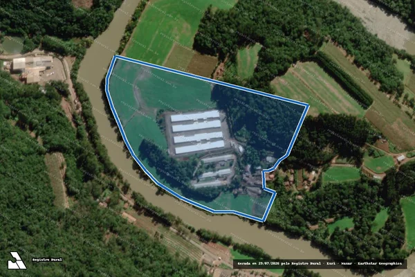Imagem de satélite de MAT.: 3471 - Parte 1 em Pinheiro Preto - SC