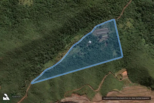 Imagem de satélite de LUGAR DENOMINADO SÍTIO VALE DOS REIS em Mateus Leme - MG