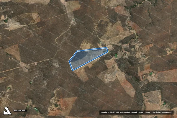 Imagem de satélite de FAZENDA CURUTO ? PARTE 01A - Parte 1AII em Araçuaí - MG
