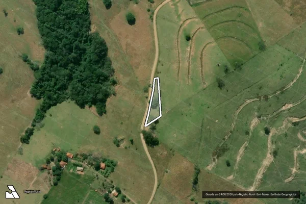 Imagem de satélite de SÍTIO CANAÃ - LOTE 5A - GLEBA A em Ribeirão Claro - PR