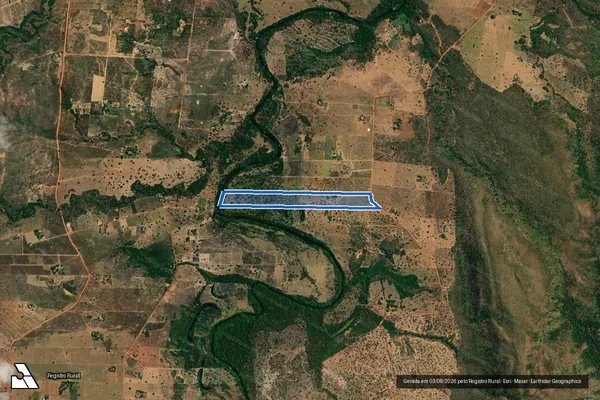 Imagem de satélite de LOTE 04 ? P.A Fartura - Lote 04 em Formosa - GO