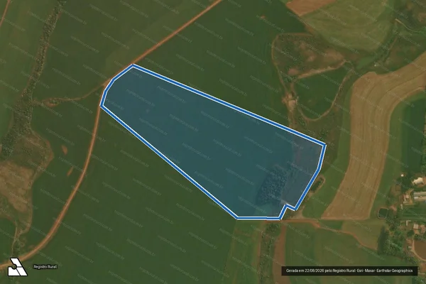 Imagem de satélite de PA Canta Galo ? Lote 09 - L09 em Santa Bárbara do Sul - RS
