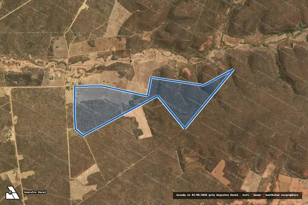 Imagem de satélite de GROTÃO - Parte 1 em Nova Santa Rita - PI