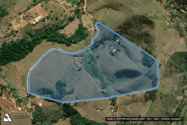 Imagem de satélite de Sitio Santo Antônio em São Luiz do Paraitinga - SP