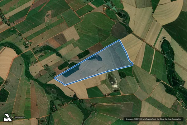 Imagem de satélite de Fazenda Santo Angelo em Birigui - SP