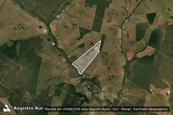 Imagem de satélite de Fazenda Campo Alegre - Quinhão 03 - Parte 1 em Três Lagoas - MS