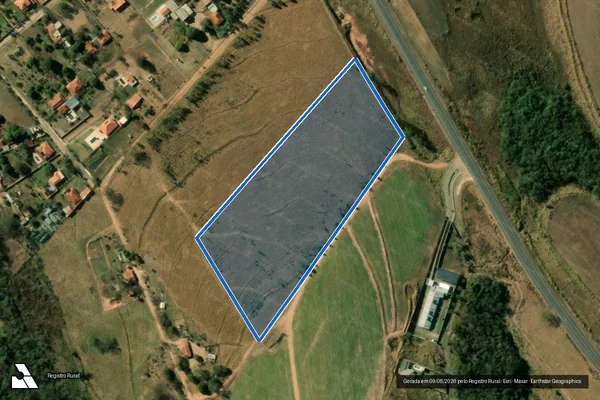 Imagem de satélite de Sítio Recanto do Sol ? Gleba C - Parcela 1 em Monte Santo de Minas - MG