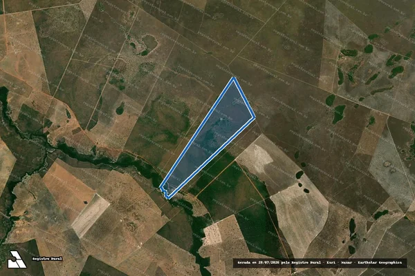 Imagem de satélite de Fazenda São Jorge - Parcela 02 em Araguaiana - MT