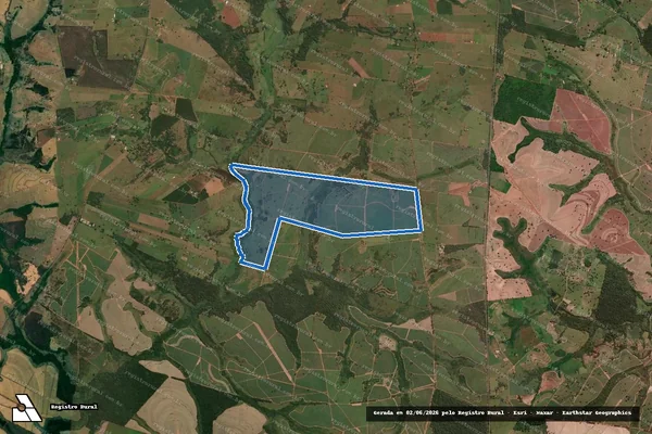 Imagem de satélite de FAZENDA EZUTUS VIII - Parte 1 em Jales - SP