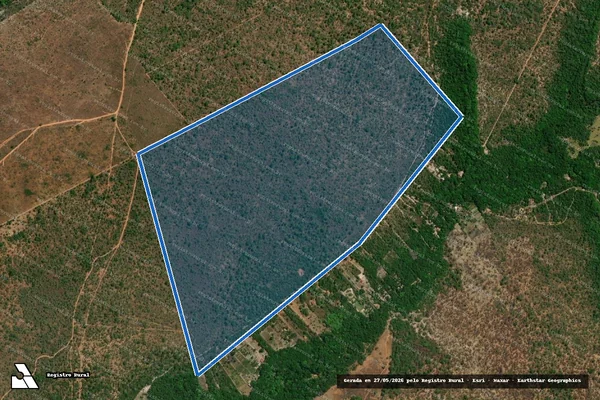 Imagem de satélite de LOTE Nº 189 ?REMANESCENTE? - FAZENDA NOVA VIDA - FAZ. NOVA VIDA em Araguaína - TO