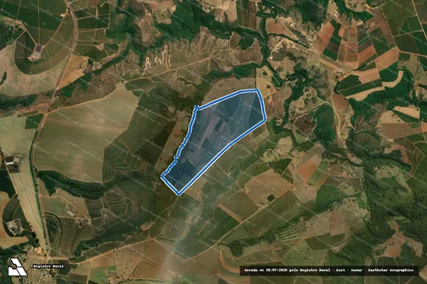Imagem de satélite de Fazenda Serra Negra - Parte 1 em Patrocínio - MG