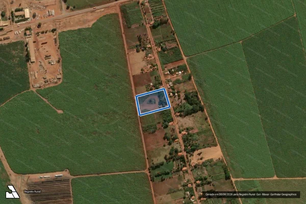 Imagem de satélite de P.A Modelo Fitoterápico - Lote 10 - LOTE Nº 10 em Mirassol d'Oeste - MT