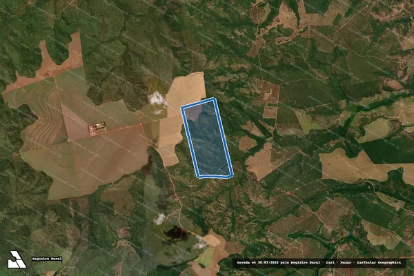 Imagem de satélite de Fazenda Fortaleza - Fazenda Fortaleza em Serra Nova Dourada - MT