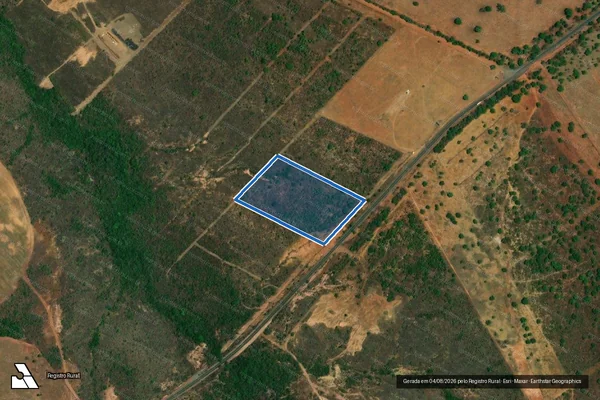 Imagem de satélite de FAZENDA BOA FÉ - Gleba 04 em Buritis - MG
