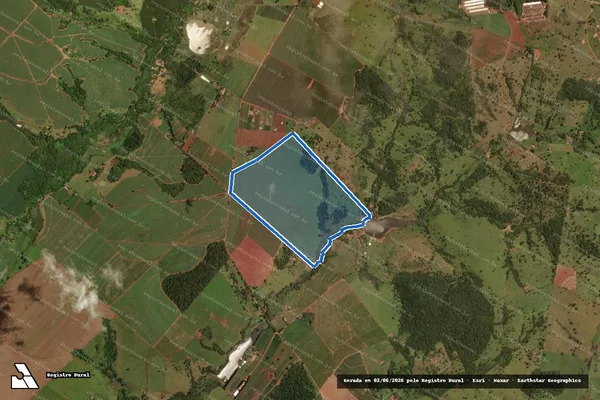 Imagem de satélite de Fazenda Capoeirão - Fazenda Capoeirão em Brazabrantes - GO