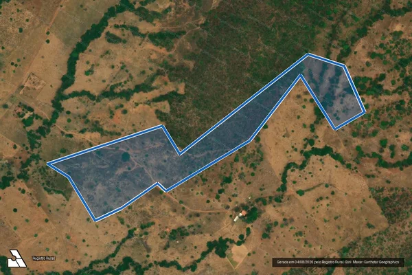 Imagem de satélite de Fazenda Fartura  - Lote 06 em Montes Claros de Goiás - GO