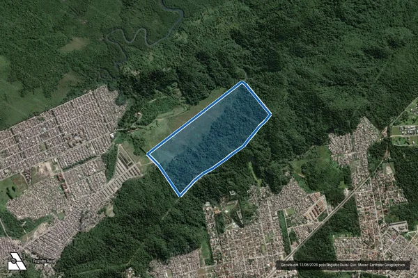 Imagem de satélite de SITIO SACO DO FUNIL Gleba 2 - Parte 1 em Guarujá - SP