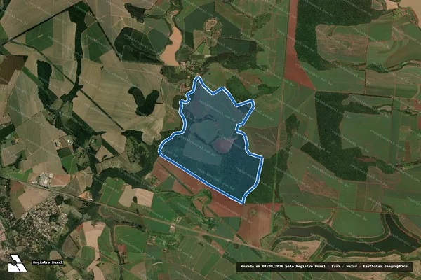 Imagem de satélite de Fazenda São Francisco - Gleba 3 ? Rio Claro (Remanescente) em Rio Claro - SP