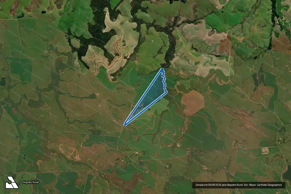 Imagem de satélite de Fazenda Santa Inês - GLEBA 3 em Tupanciretã - RS