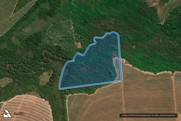 Imagem de satélite de Sitio Floresta - Parte 1 em Itápolis - SP