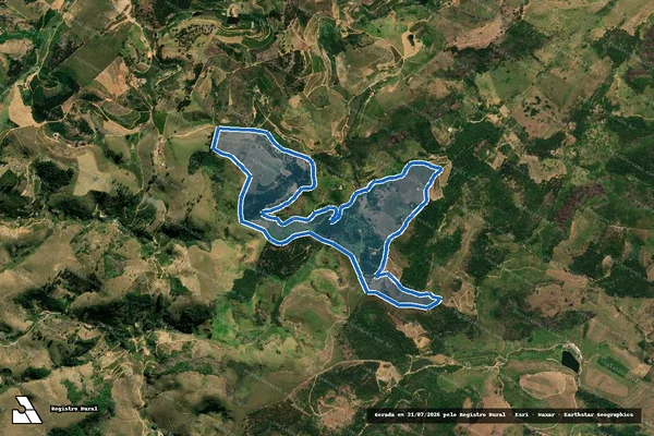 Imagem de satélite de Projeto de Assentamento Laje - GLEBA E em Alto Rio Novo - ES