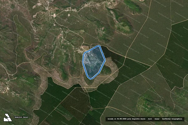 Imagem de satélite de FAZENDA CÓRREGO NOVO - Parcela 1 em Ponto dos Volantes - MG