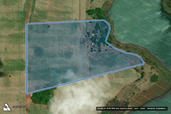Imagem de satélite de FAZENDA BRUACAS - Parte 1 em Quirinópolis - GO