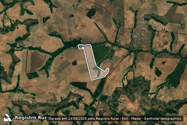 Imagem de satélite de FAZENDA SANTA ELISA - Parte 2 em Itarumã - GO