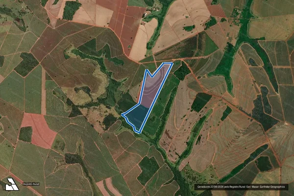Imagem de satélite de FAZENDA SÃO LUIZ - FAZENDA SÃO LUIZ em Orindiúva - SP