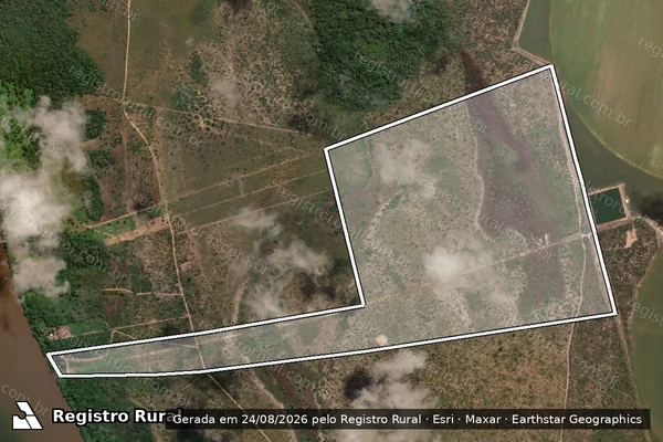 Imagem de satélite de PARTE DO LOTE 27 DO LOTEAMENTO BELA VISTA - Parte 1 em Santa Maria do Tocantins - TO