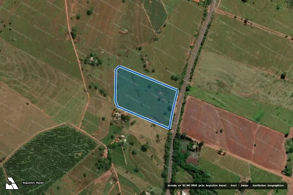 Imagem de satélite de Estância Pingo d?Água - Parcela 1 em Jales - SP