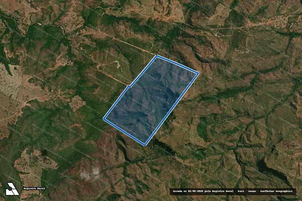 Imagem de satélite de Fazenda Areinhas Lote I - Matricula:4.726 em Guiratinga - MT