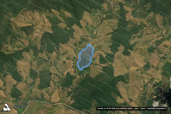 Imagem de satélite de FAZENDA RIO GRANDE PROPESCADO - Gleba 02 em Guarapari - ES