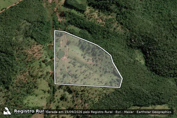 Imagem de satélite de Fazenda do Brejo ? Mundo Velho - Gleba 1 em Rio Vermelho - MG
