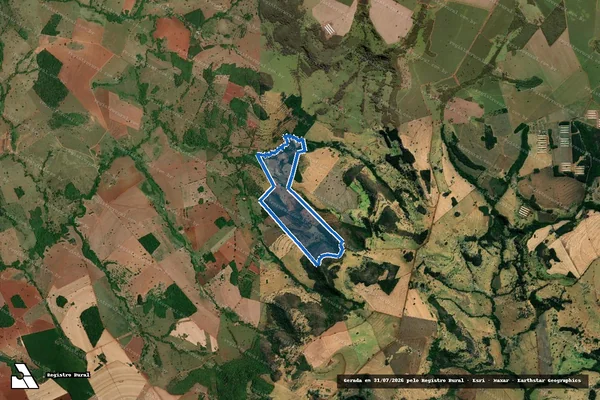 Imagem de satélite de FAZENDA SANTA  MARIA DE CIMA - 001 em Itumbiara - GO